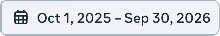 Oct 1, 2025 to Sep 30, 2026